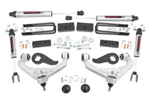 Chevrolet Silverado 2500 HD Suspension Lift Kit - Front + Rear - Rough Country - 3 Inch Lift Kit with UCAs and Overloads - '20-'24 Chevrolet Silverado 2500 HD Suspension Lift Kit - Front + Rear - Rough Country - 3 Inch Lift Kit with UCAs and Overloads - '20-'24
